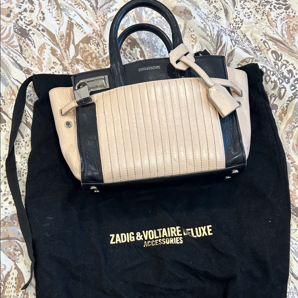 Zadig & Voltaire Black and Tan XS candide
